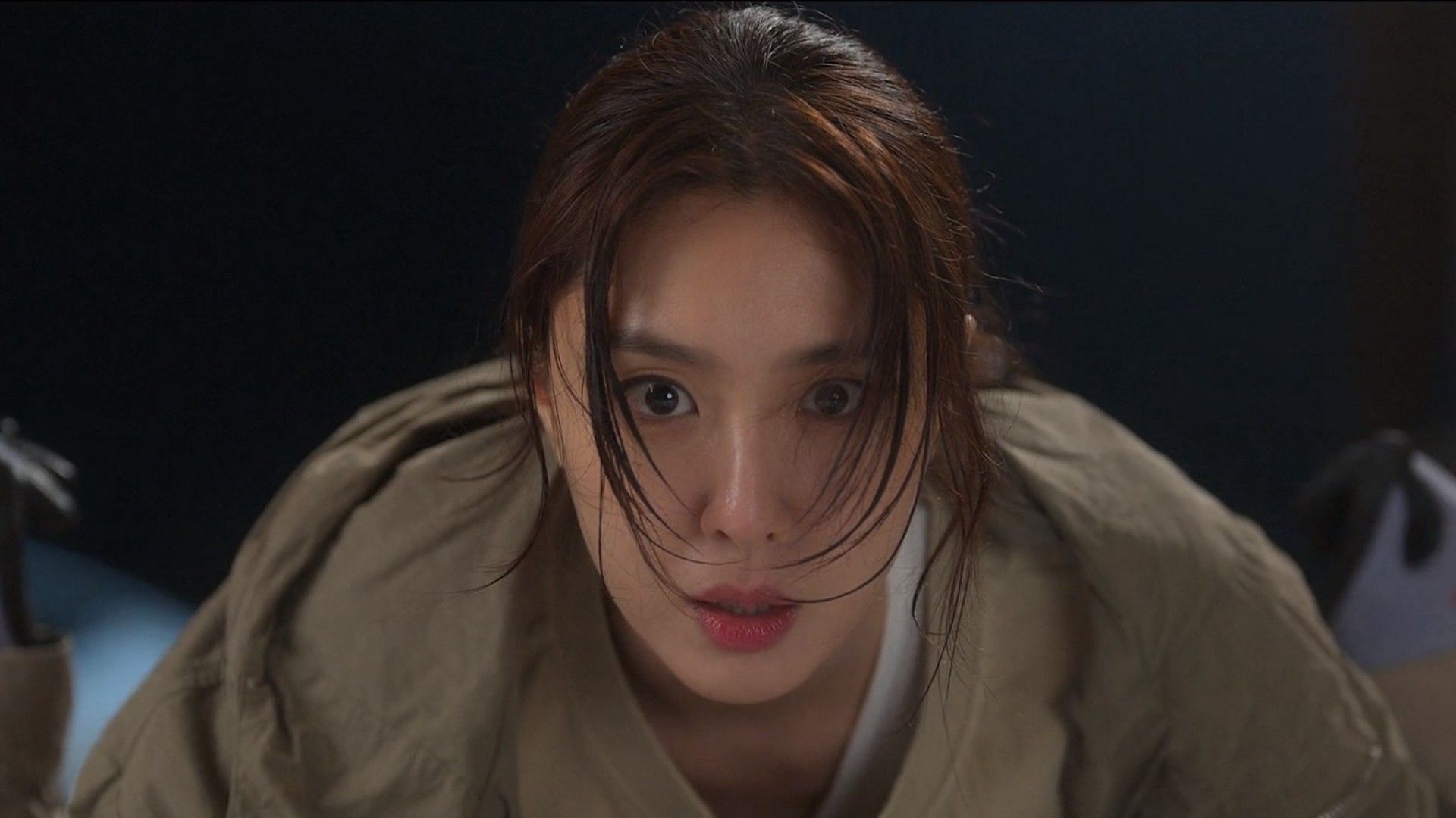 Ye-seul is shocked by the future that, for the first time, includes her (Image via Disney+)