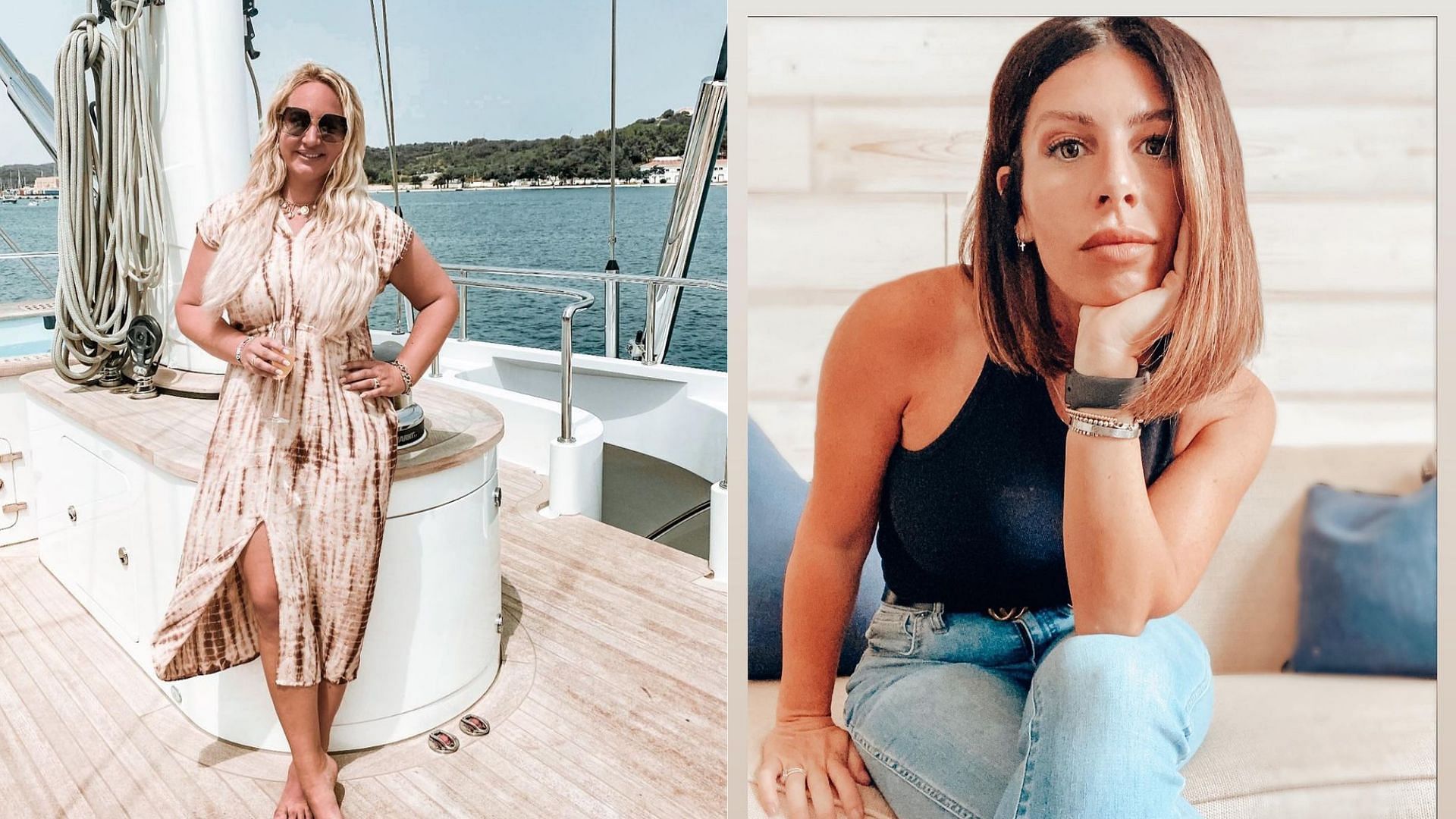 Who are Keely Washburn and Jess Cimato? Below Deck Sailing Yacht charter guests return to Captain Glenn Shephards yacht