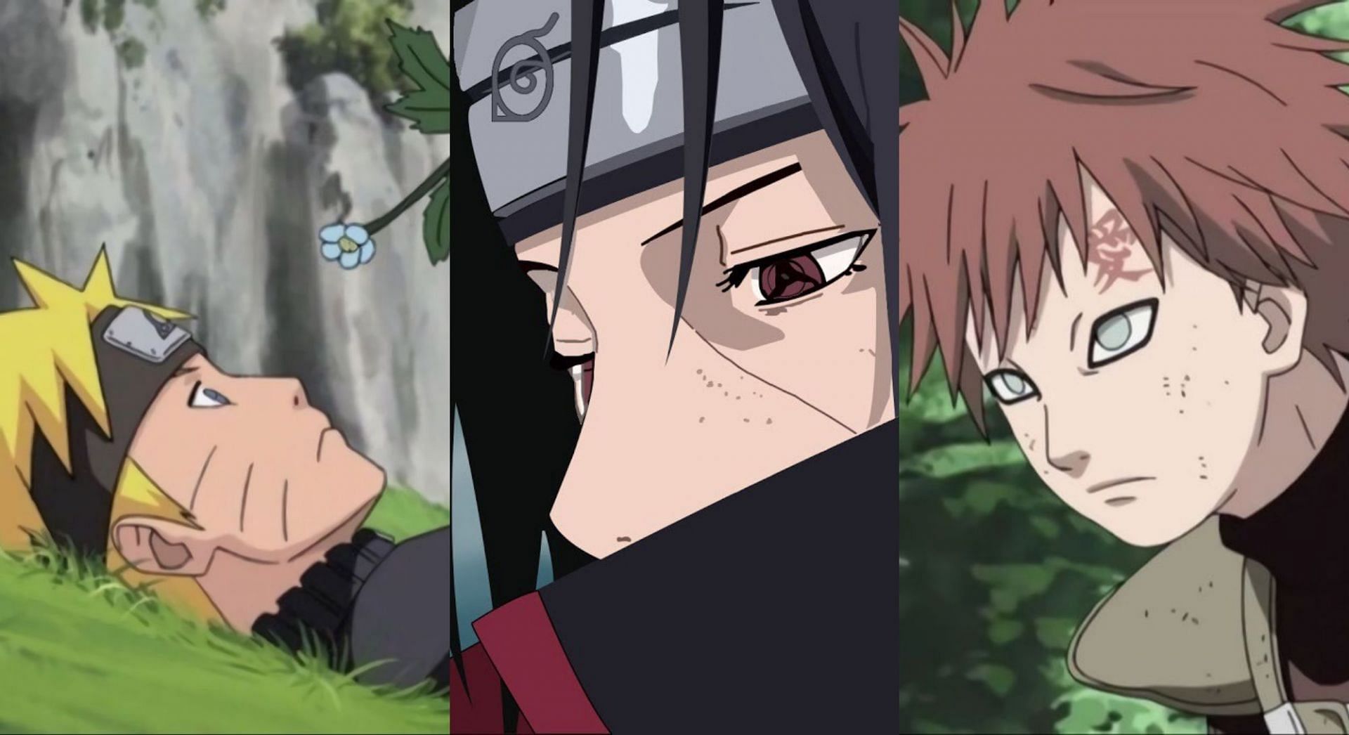 Naruto, Gaara, and Itachi (Image via Studio Pierrot)