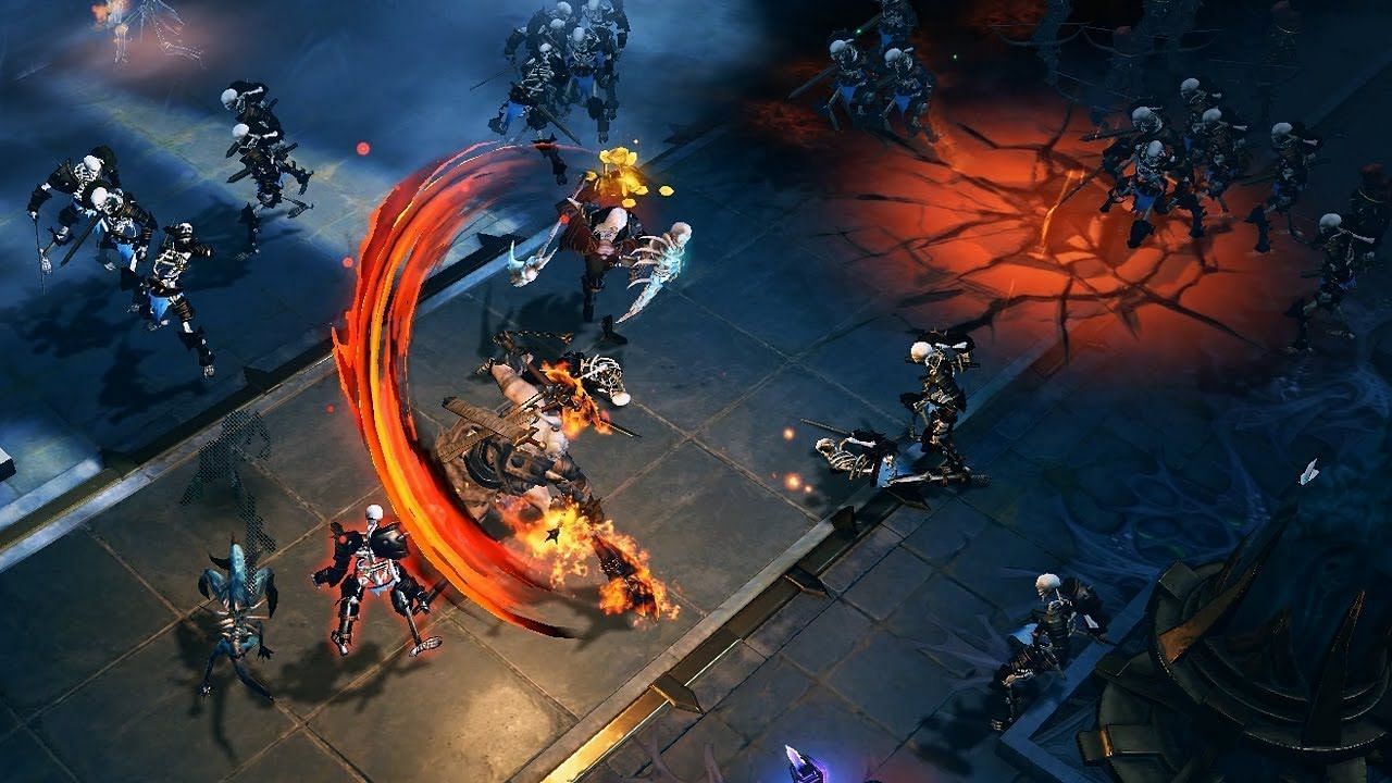 A screenshot taken from Diablo Immortal&#039;s gameplay trailer (Image via Blizzard Entertainment)
