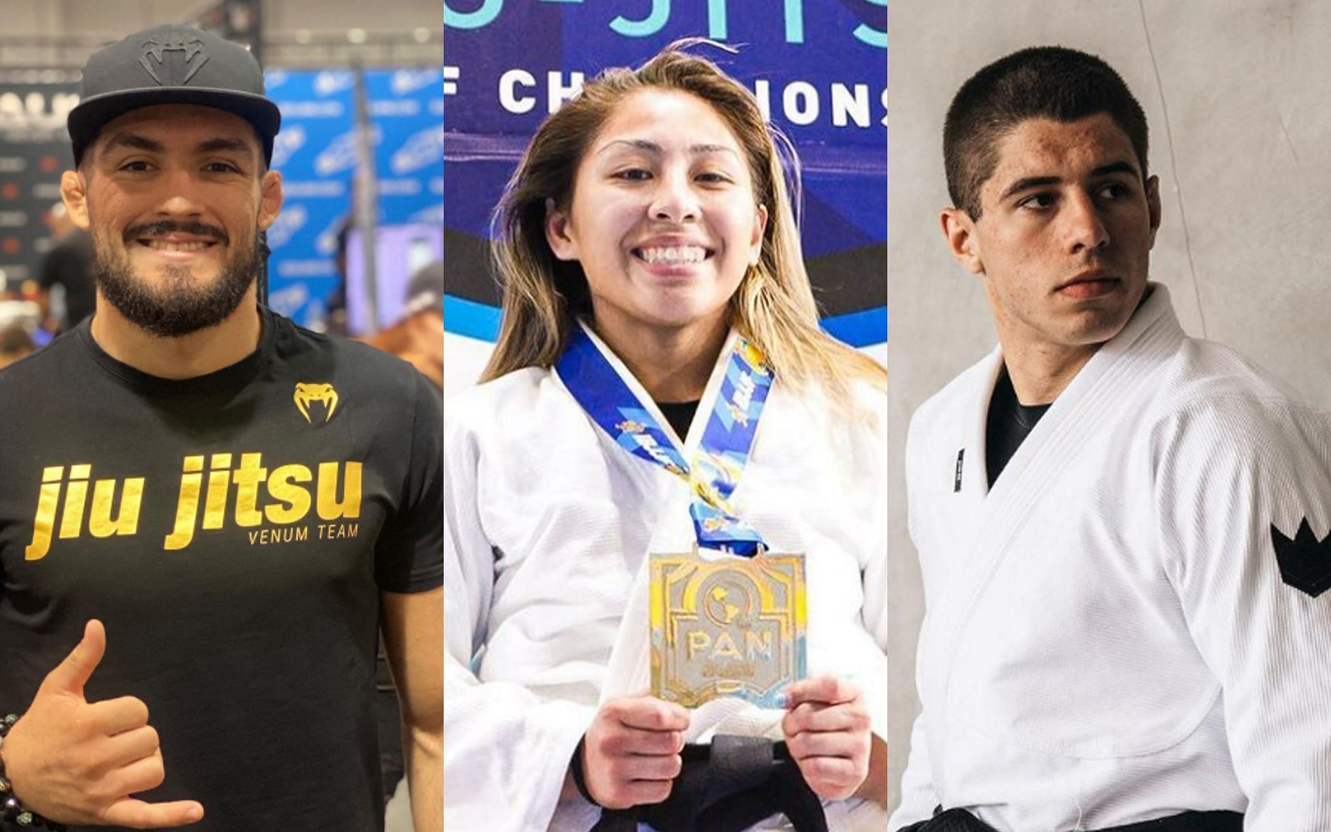Renato Canuto(L), Jessa Khan(C), and Tainan Dalpra (R) are the latest signings of ONE Championship&#039;s submission grappling roster. | [Photos: @renatocanutobjj @jessakhan @tainandalpra on Instagram]