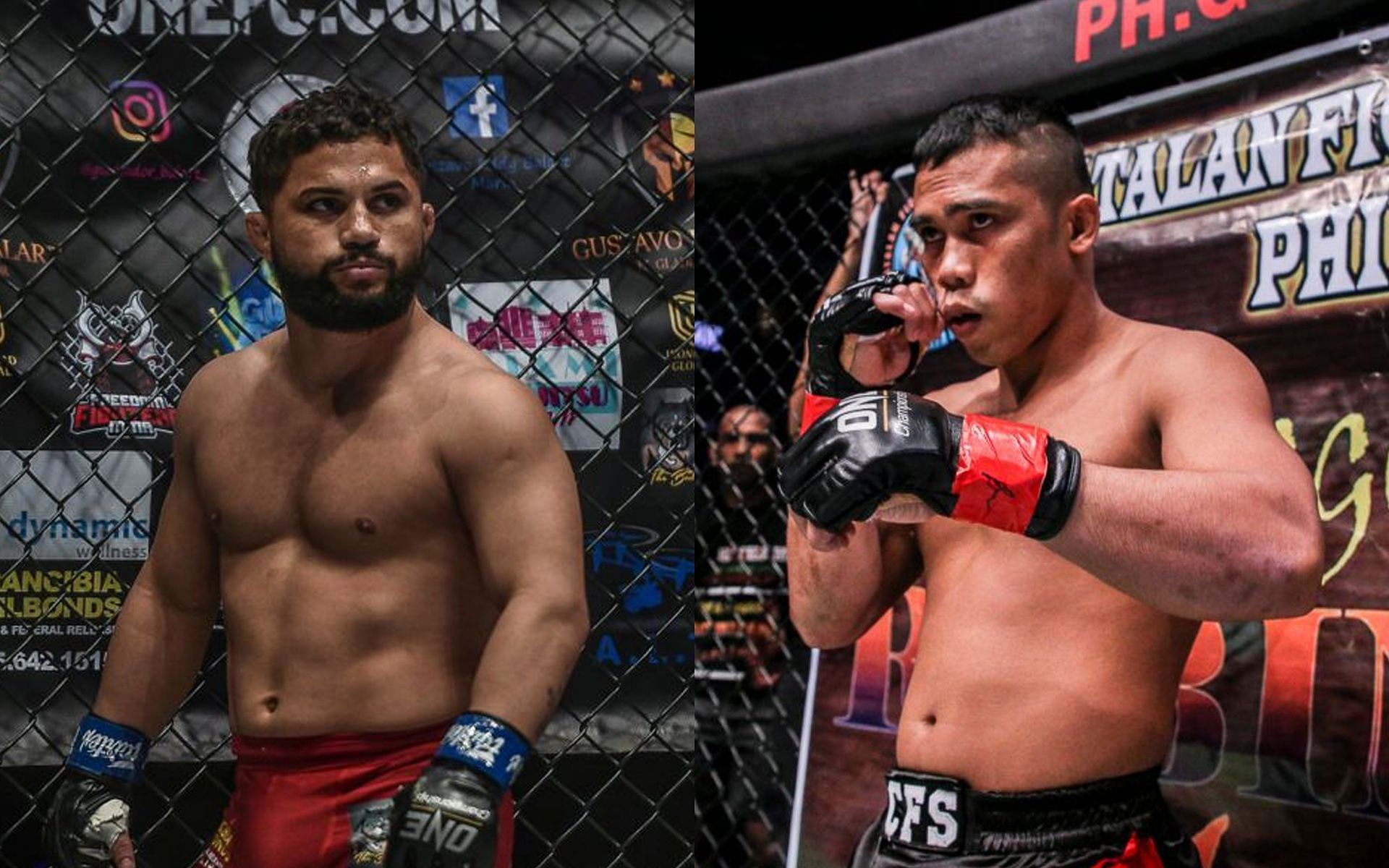 Gustavo Balart (L) knows first-hand what Robin Catalan (R) can do after facing him back in 2019. | [Photos: ONE Championship]