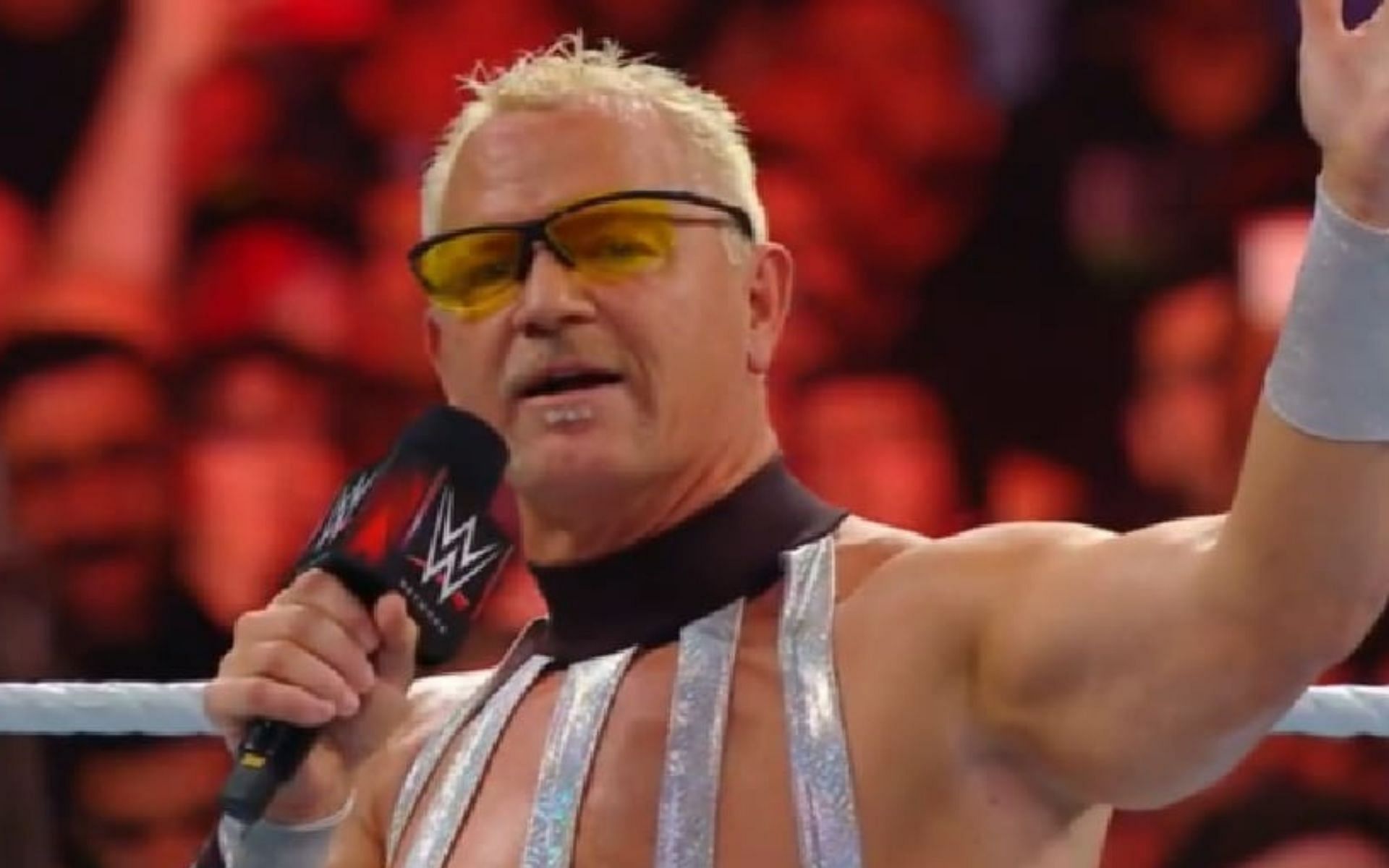 The WWE Hall of Famer during an appearance on RAW in 2019