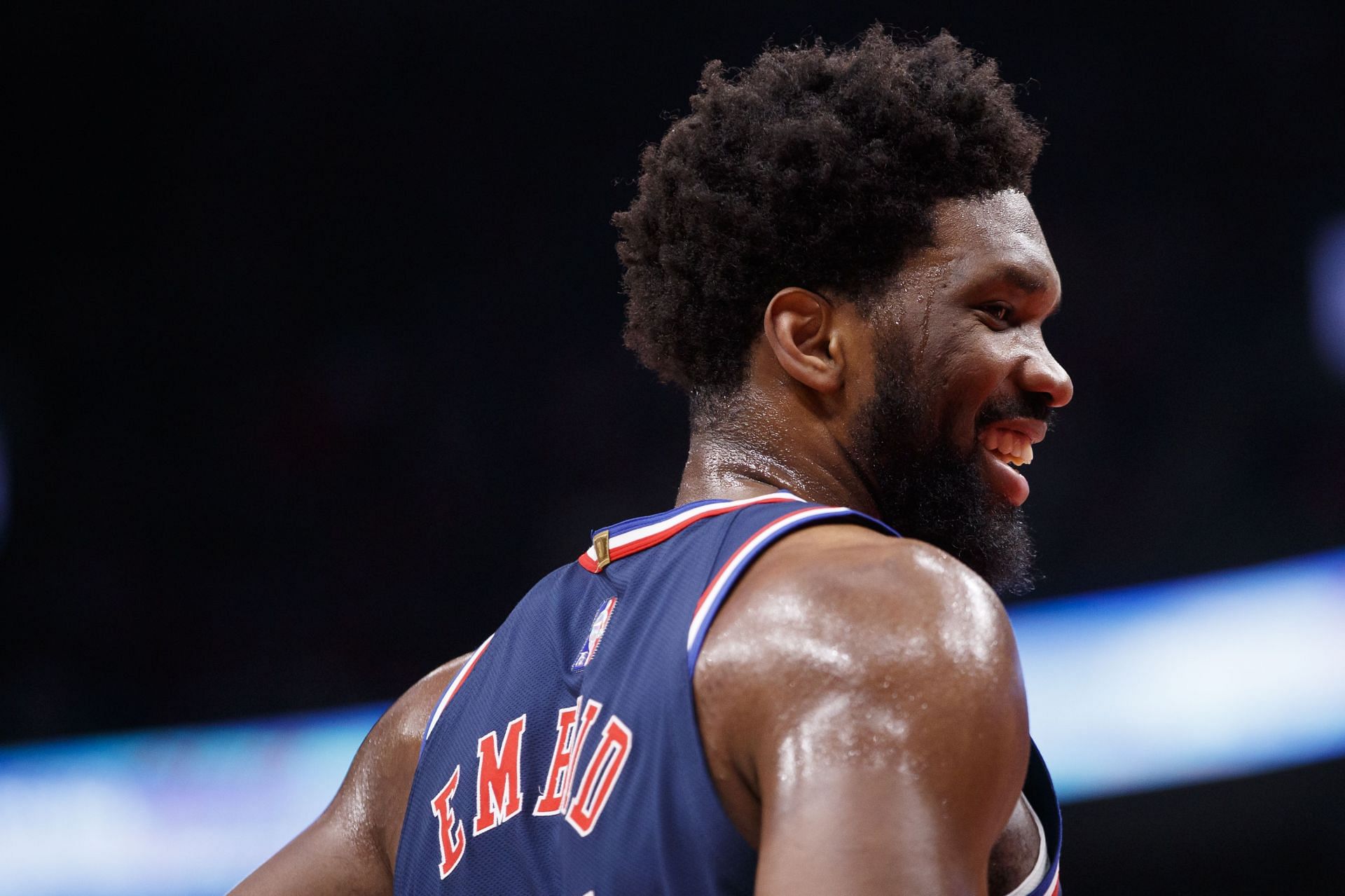 Embiid in action against the Toronto Raptors &mdash; Game 6