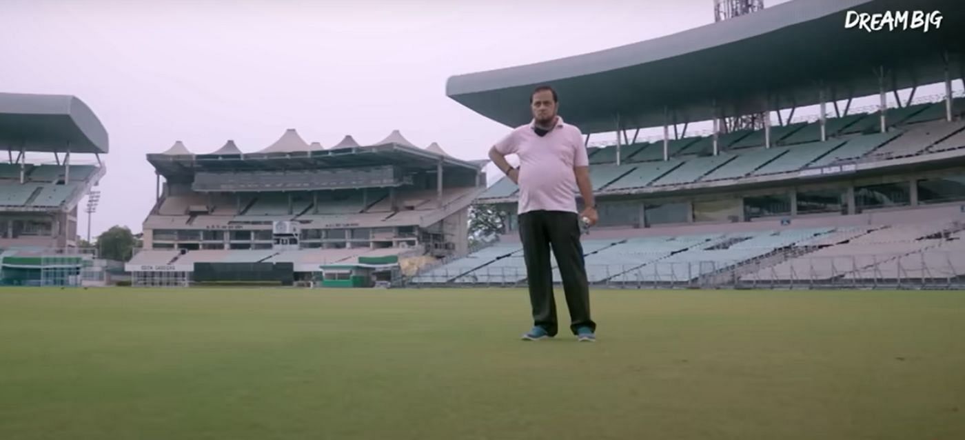 Eden Gardens pitch curator Sujan Mukherjee