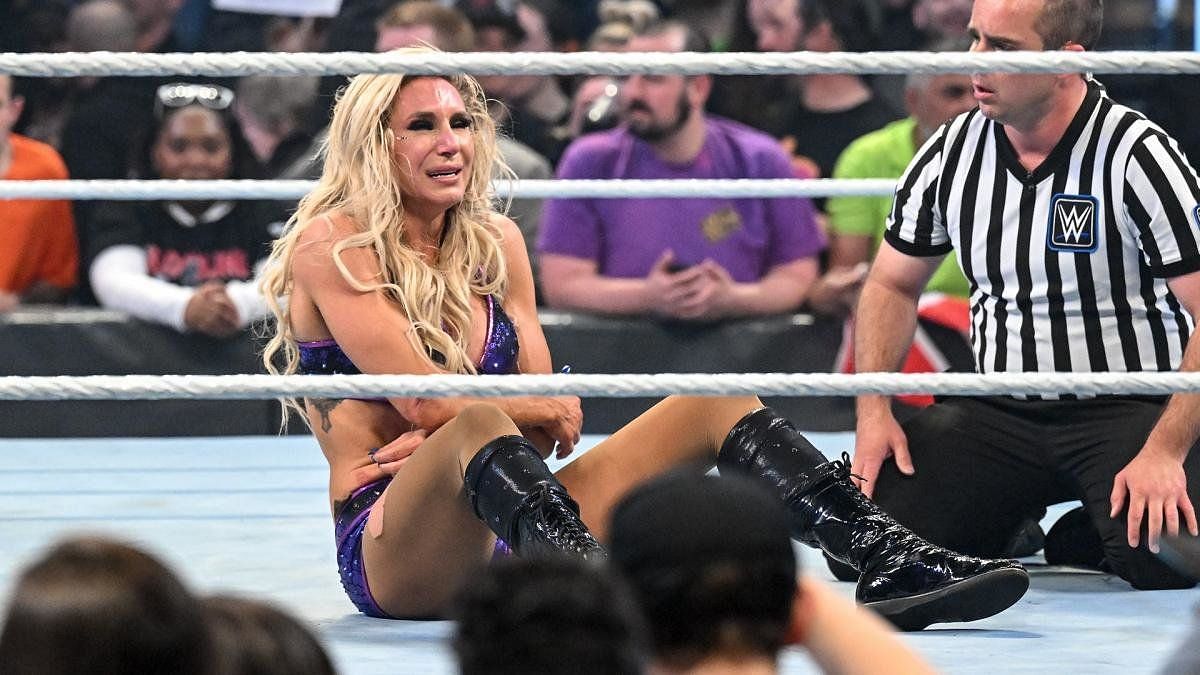 Charlotte Flair was said to have suffered a fractured radius (storyline) at WrestleMania Backlash