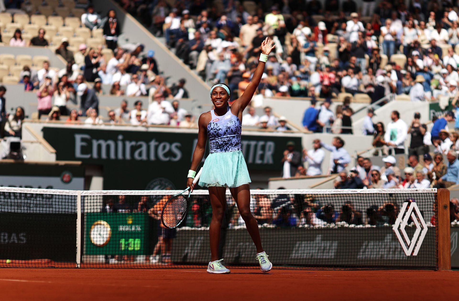 Gauff will take on Martina Trevisan in the semifinals of the French Open