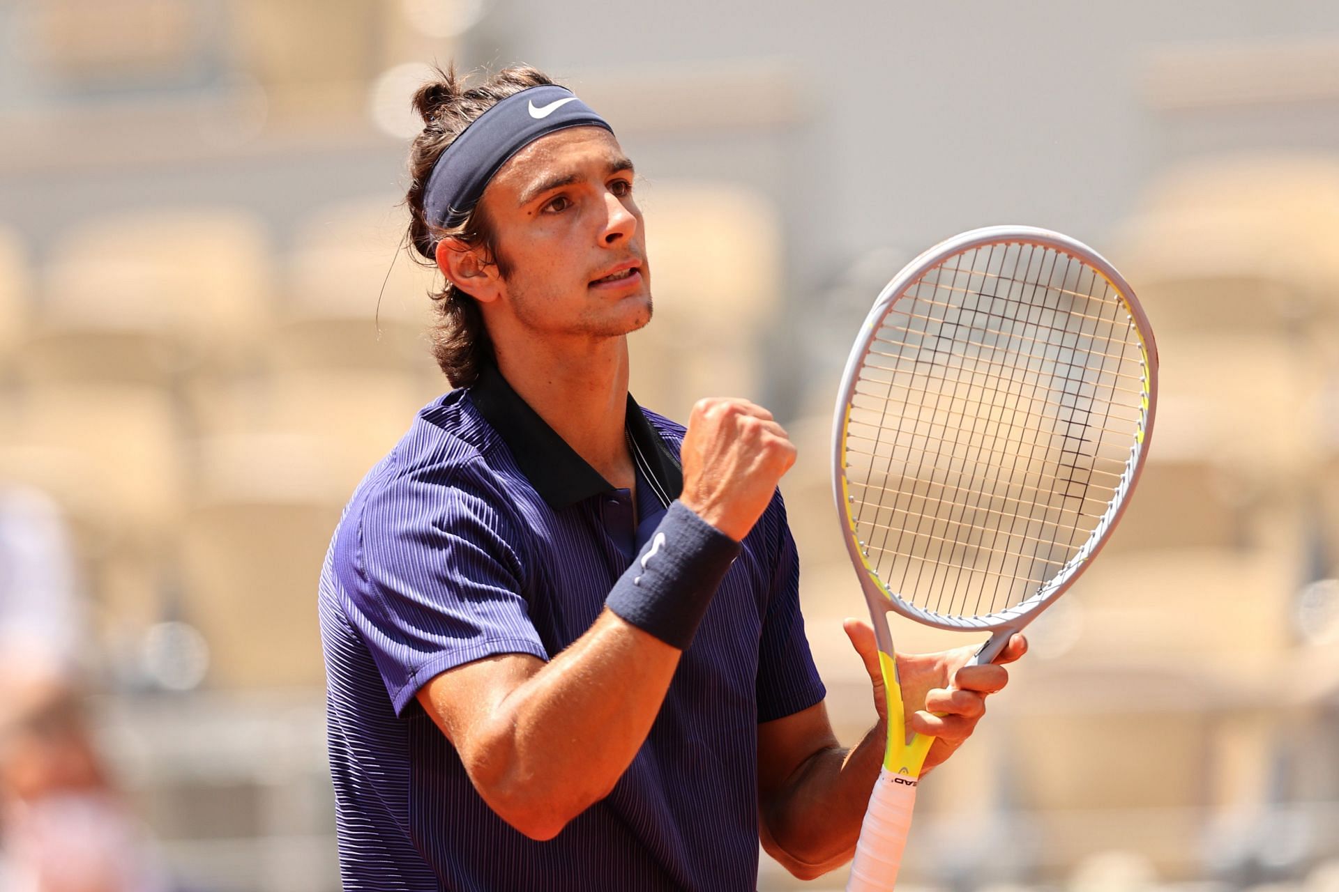 Lorenzo Musetti was on the cusp of a huge upset at the 2021 French Open - Day Nine