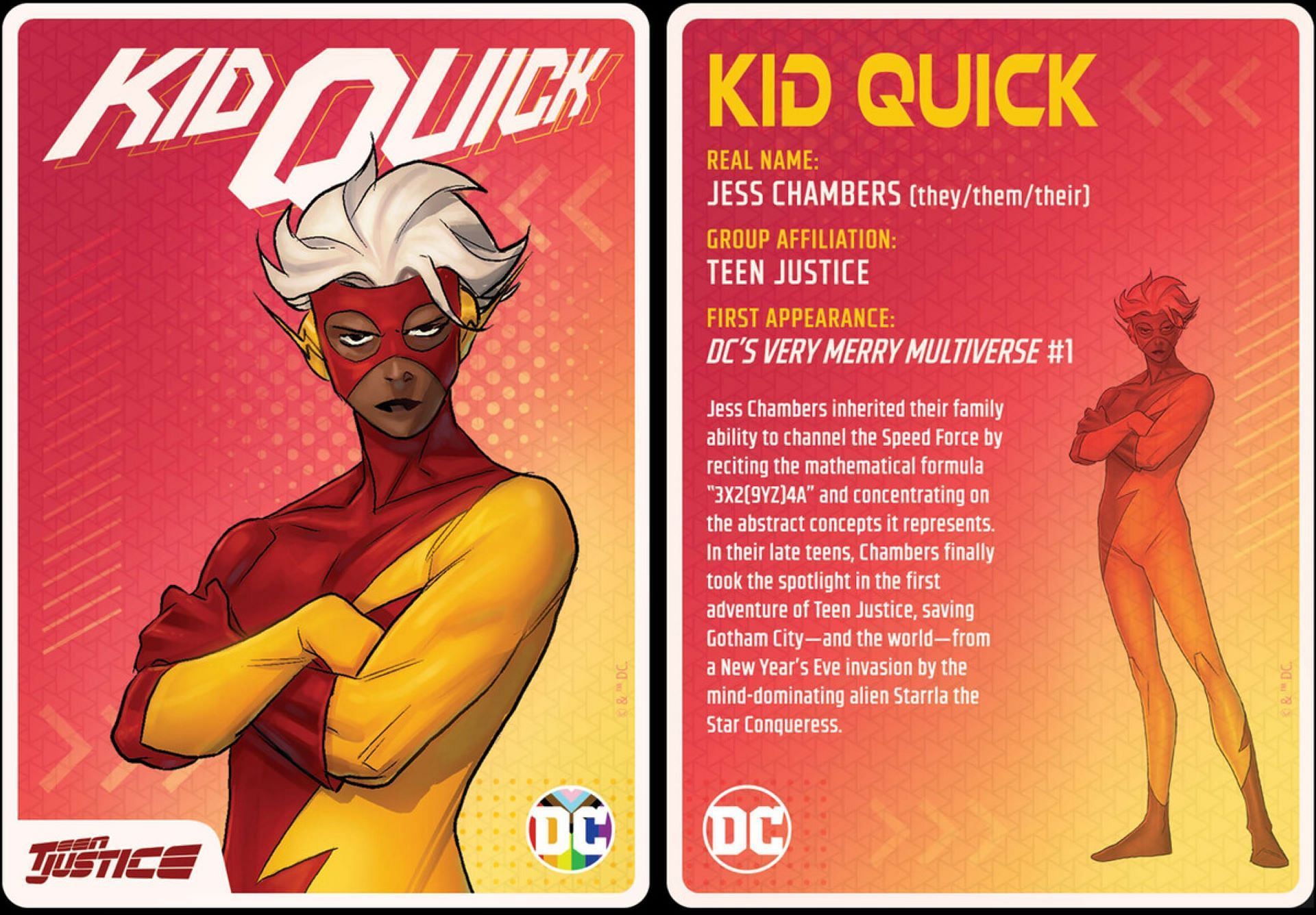 Kid Quick&#039;s biography (Image via DC)