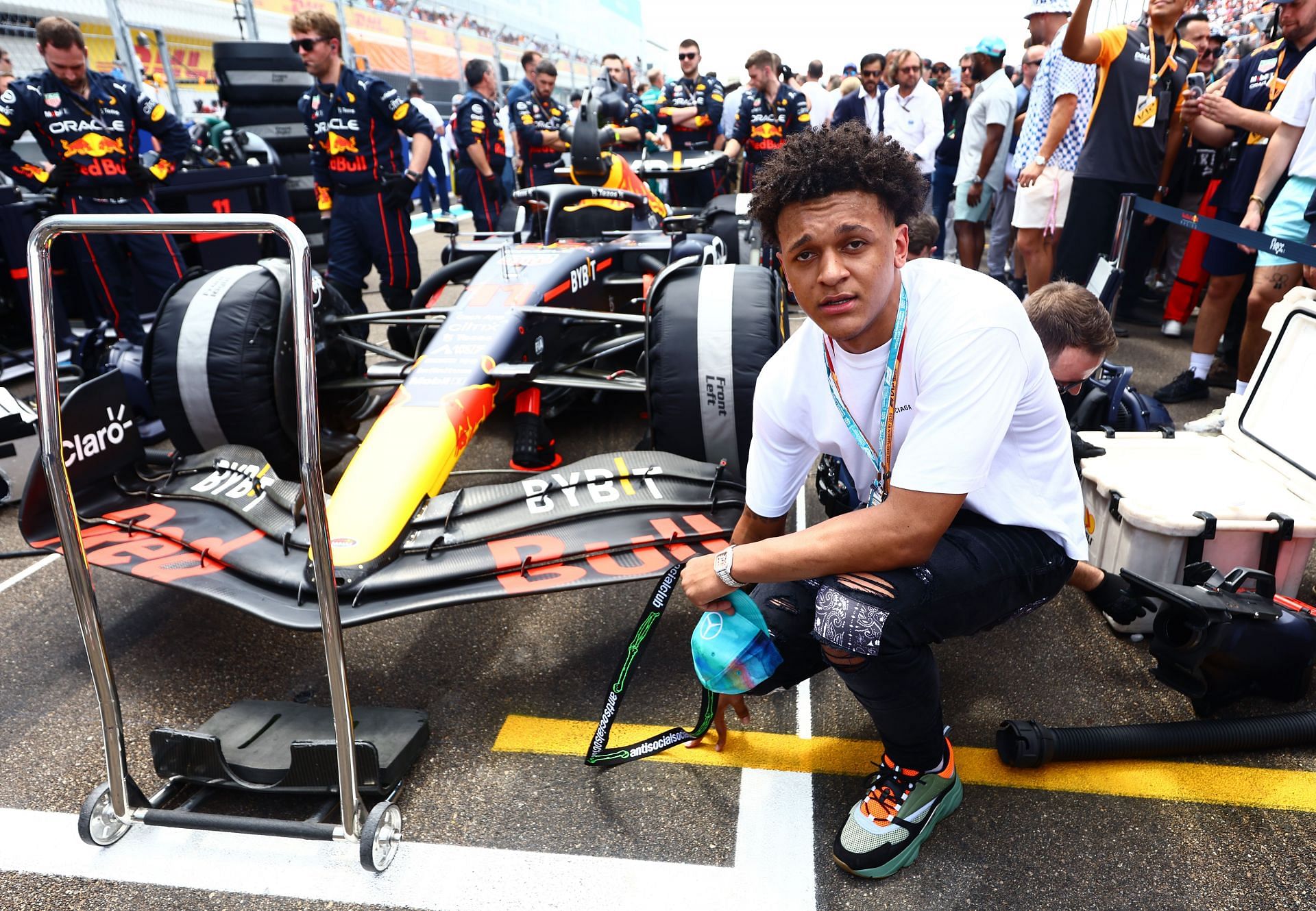 The F1 Grand Prix of Miami saw an appearance from Paolo Banchero.