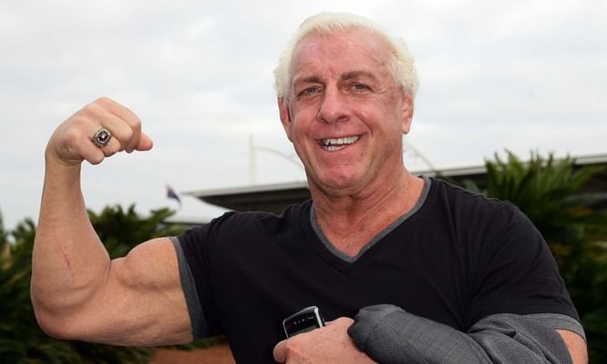 AEW Legend shares unrecognizable picture of Ric Flair
