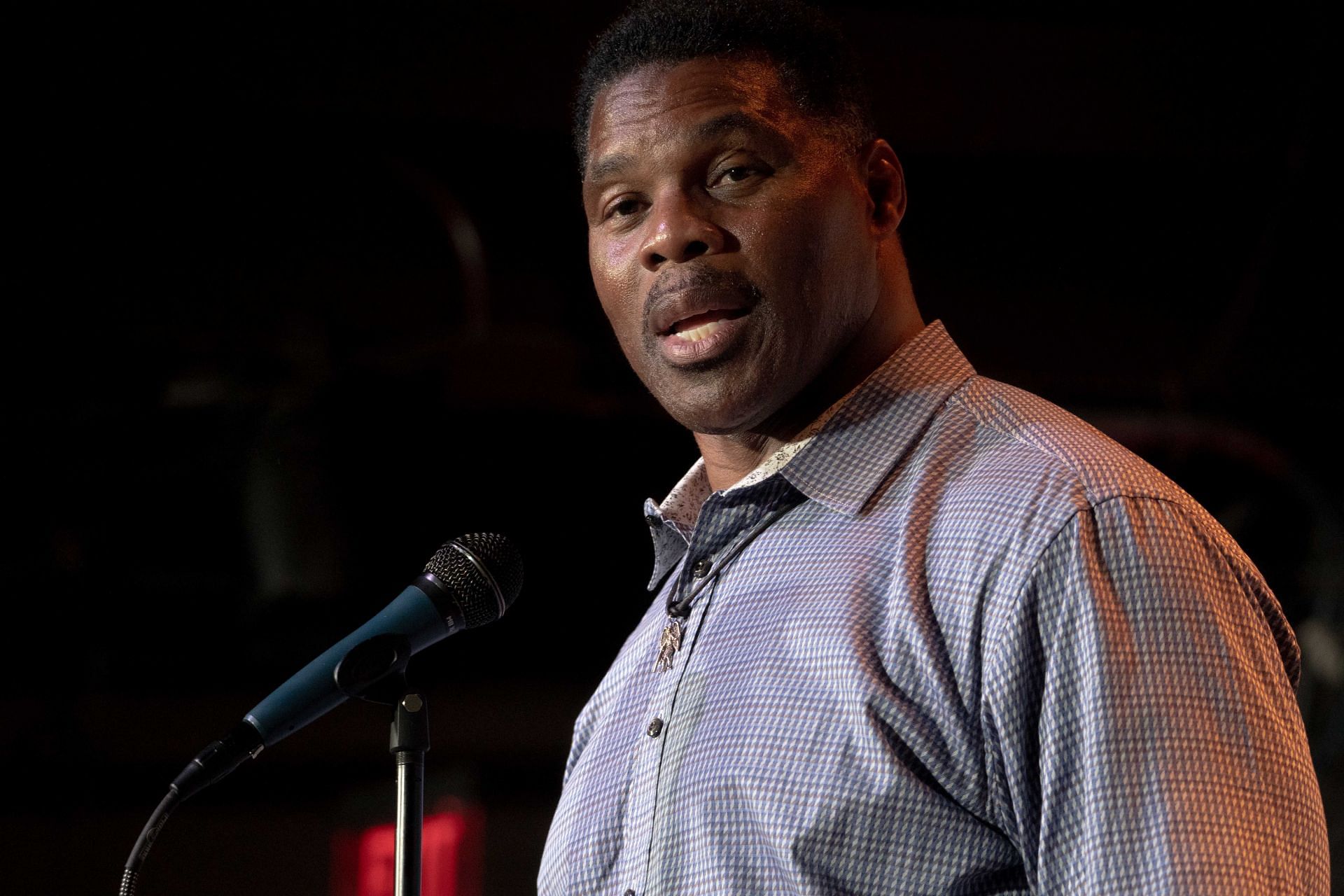 Georgia GOP Senate Candidate Herschel Walker Holds Rally Day Before Primary Election
