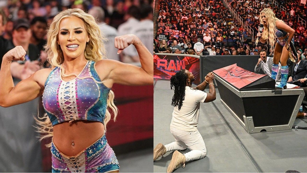 WWE 24/7 चैंपियन डैना ब्रूक को इस हफ्ते Raw में उनके पति रेजी ने ही पिन करने की कोशिश की थी