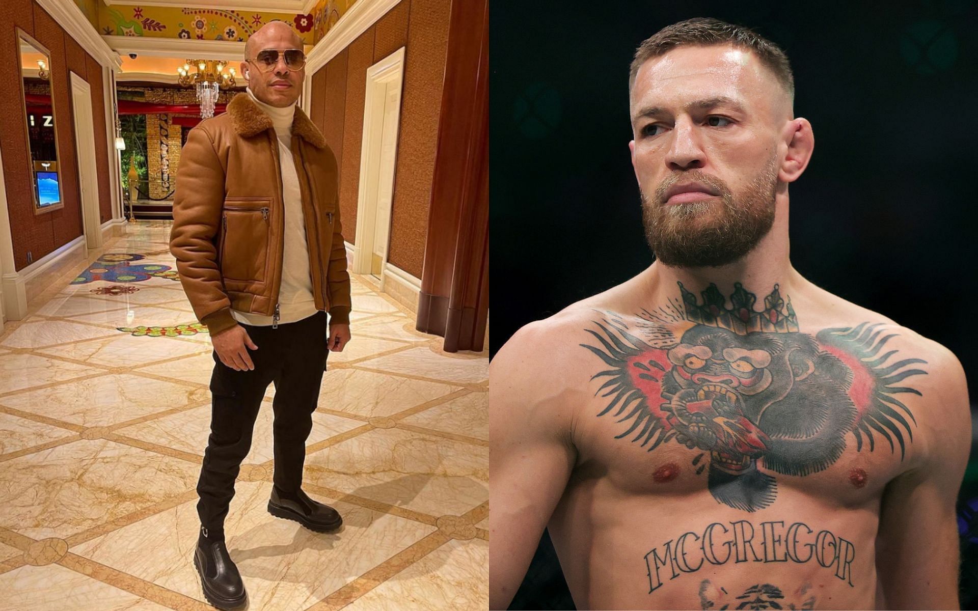 Ali Abdelaziz (left, image courtesy of @aliabdelaziz000 Instagram); Conor McGregor (right, image courtesy of @thenotoriousmma Instagram)