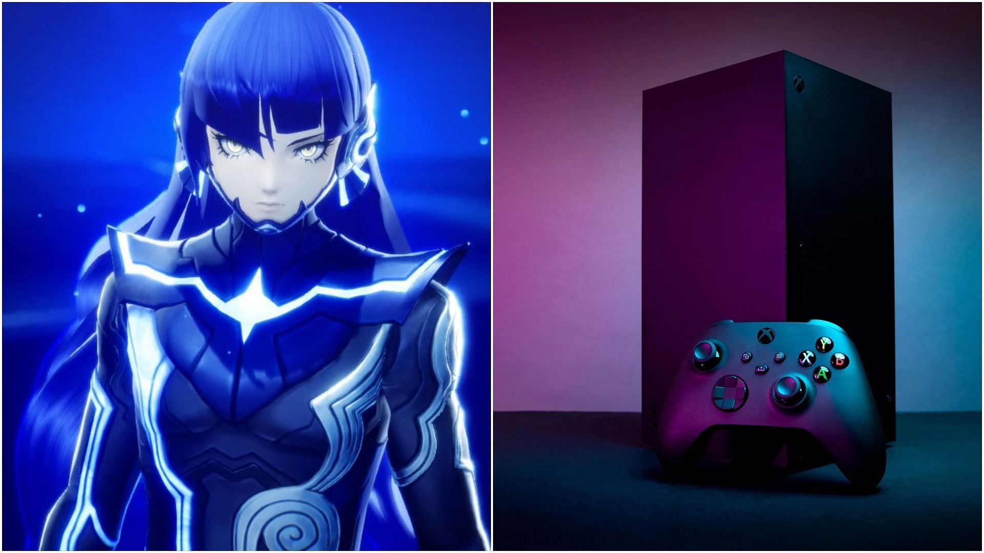 An Atlus survey hinted at the studio considering Microsoft&#039;s console (Images via Atlus, Microsoft)