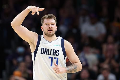 Luka Doncic of the Dallas Mavericks