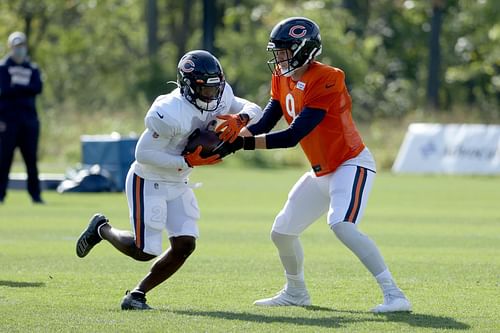 Running back Tarik Cohen at Chicago Bears Training Camp