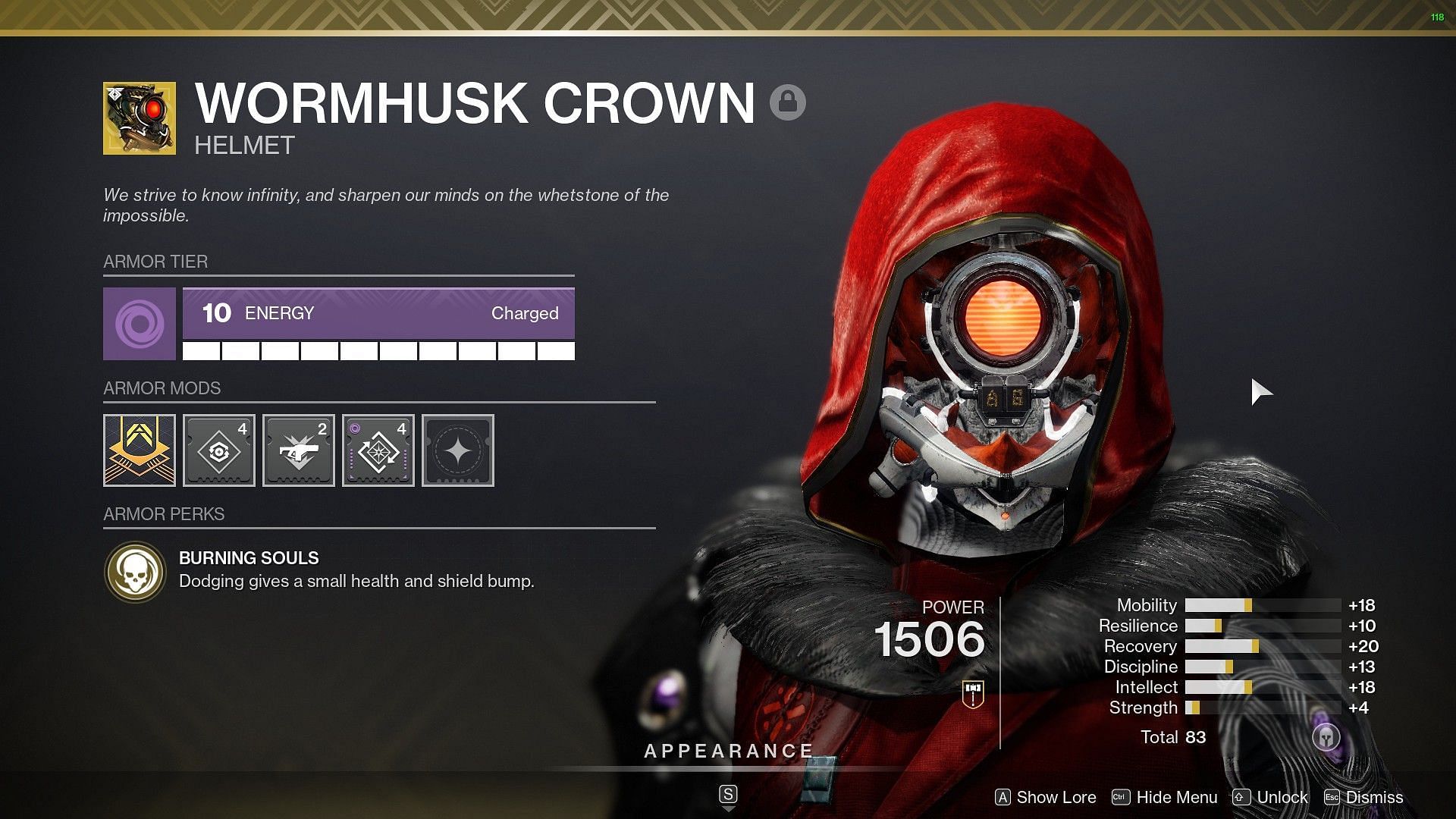 Wormhusk Crown (Image via Destiny 2)