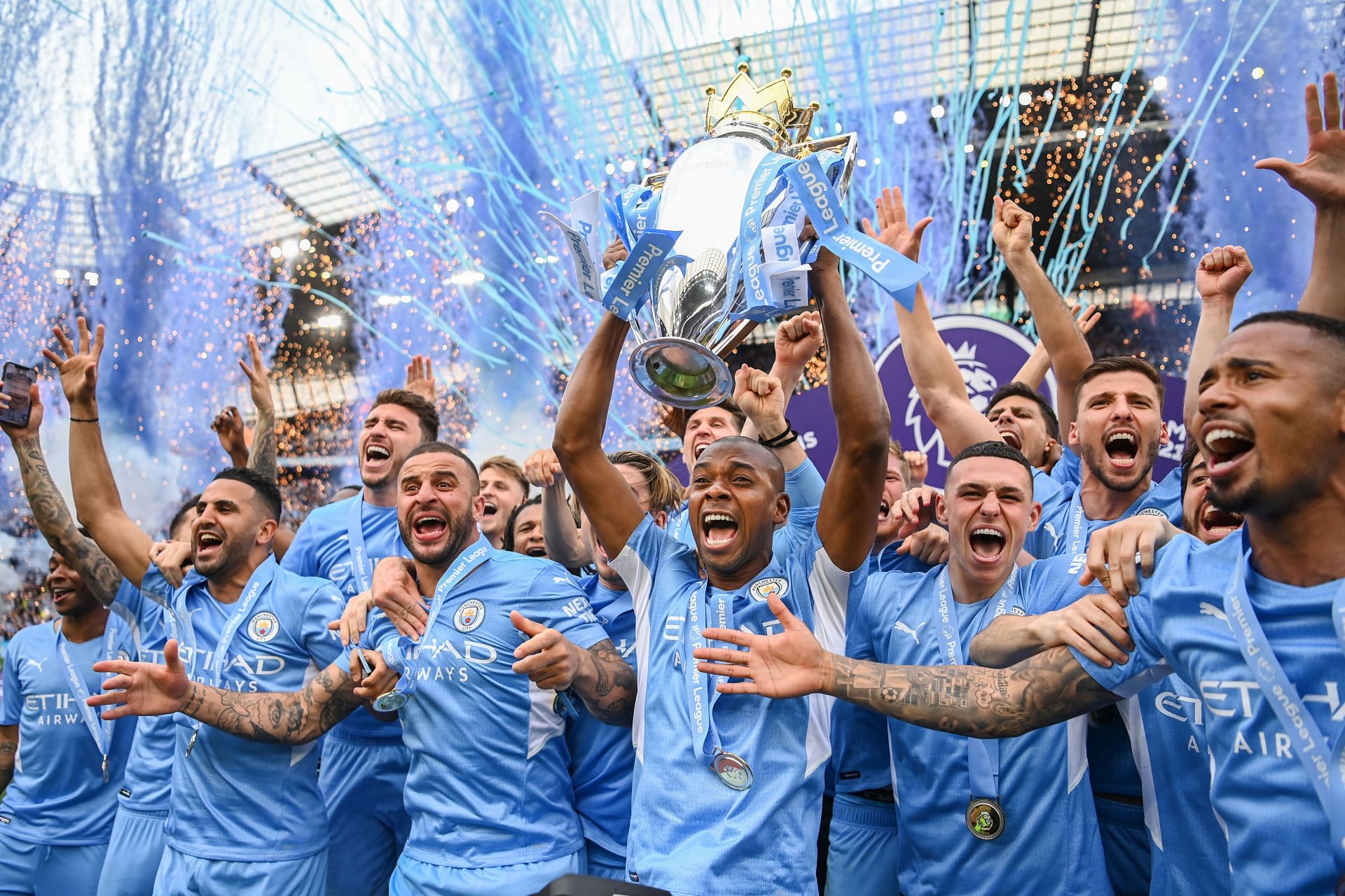 Manchester City have now won six Premier League titles