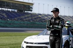Justin Haley's crew chief suspended for loose wheel at Kansas Speedway