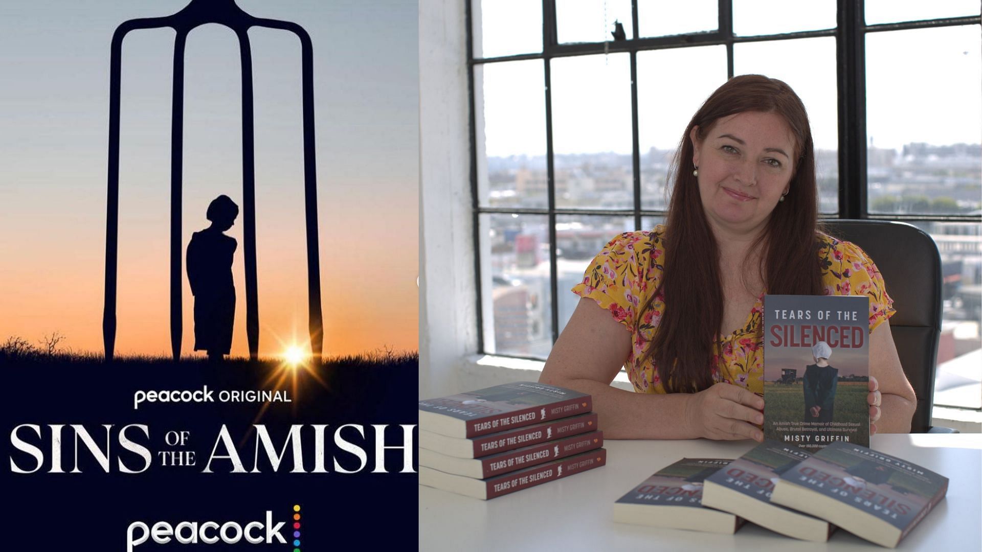 Peacock&#039;s Sins of the Amish will premiere, narrating the story of Misty Griffin among other women, on May 24 (Image via @jasper.c.hoffman/Instagram, @Misty_E_Griffin/Twitter)