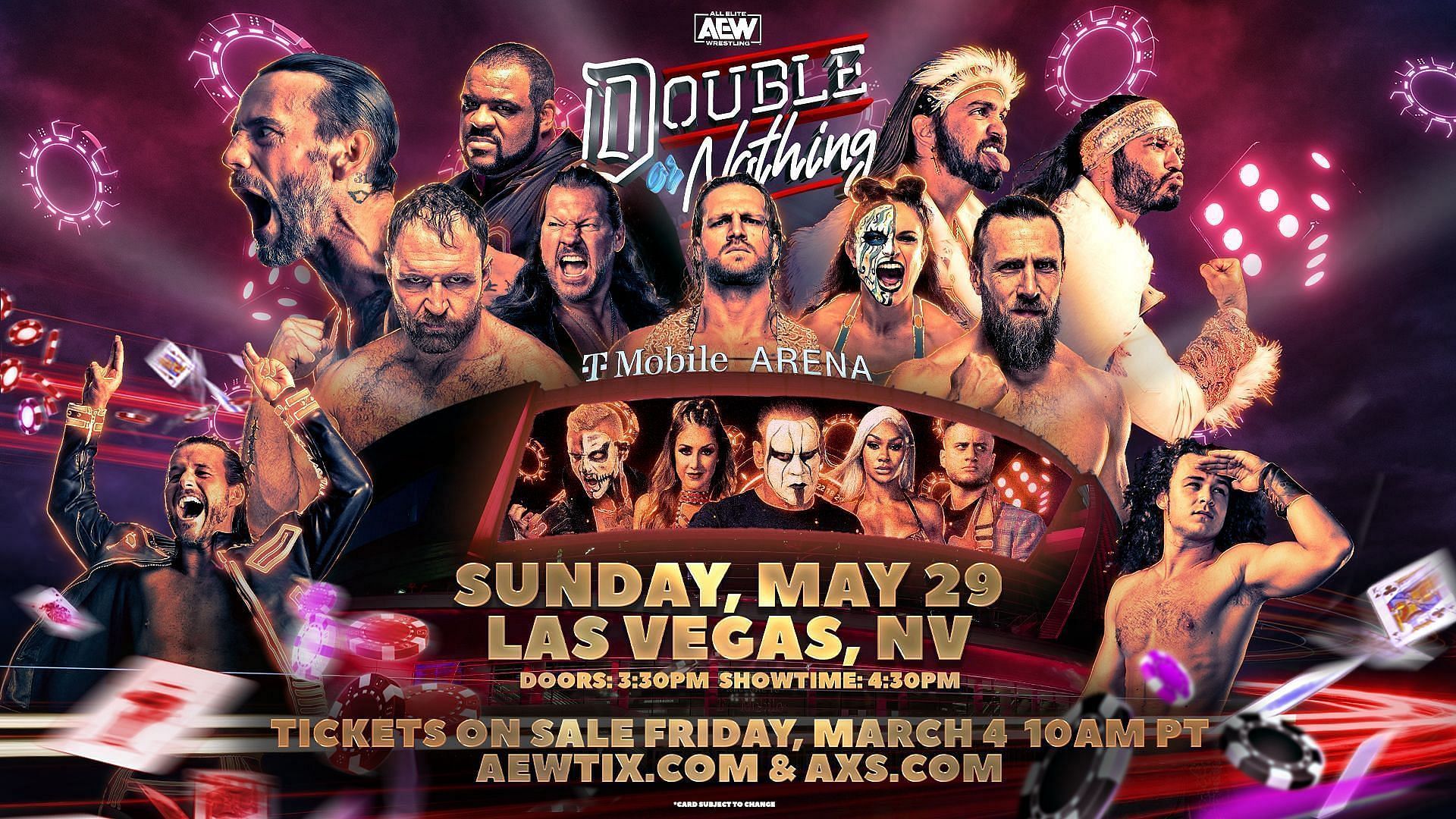 AEW Double Or Nothing 2022 Latest News, Results, Match Cards, & more