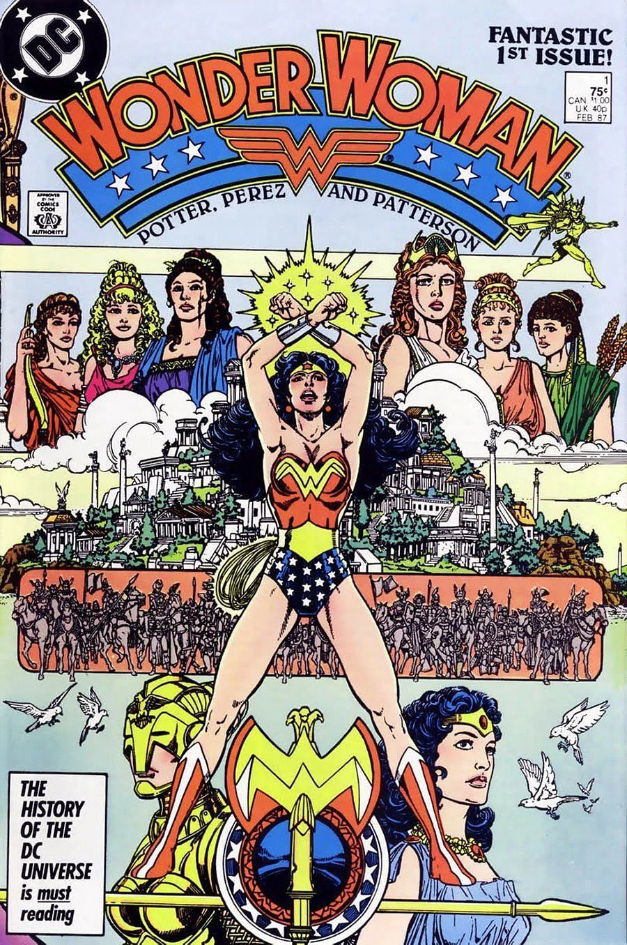 Wonder Woman by George Perez (Image via DC Comics)
