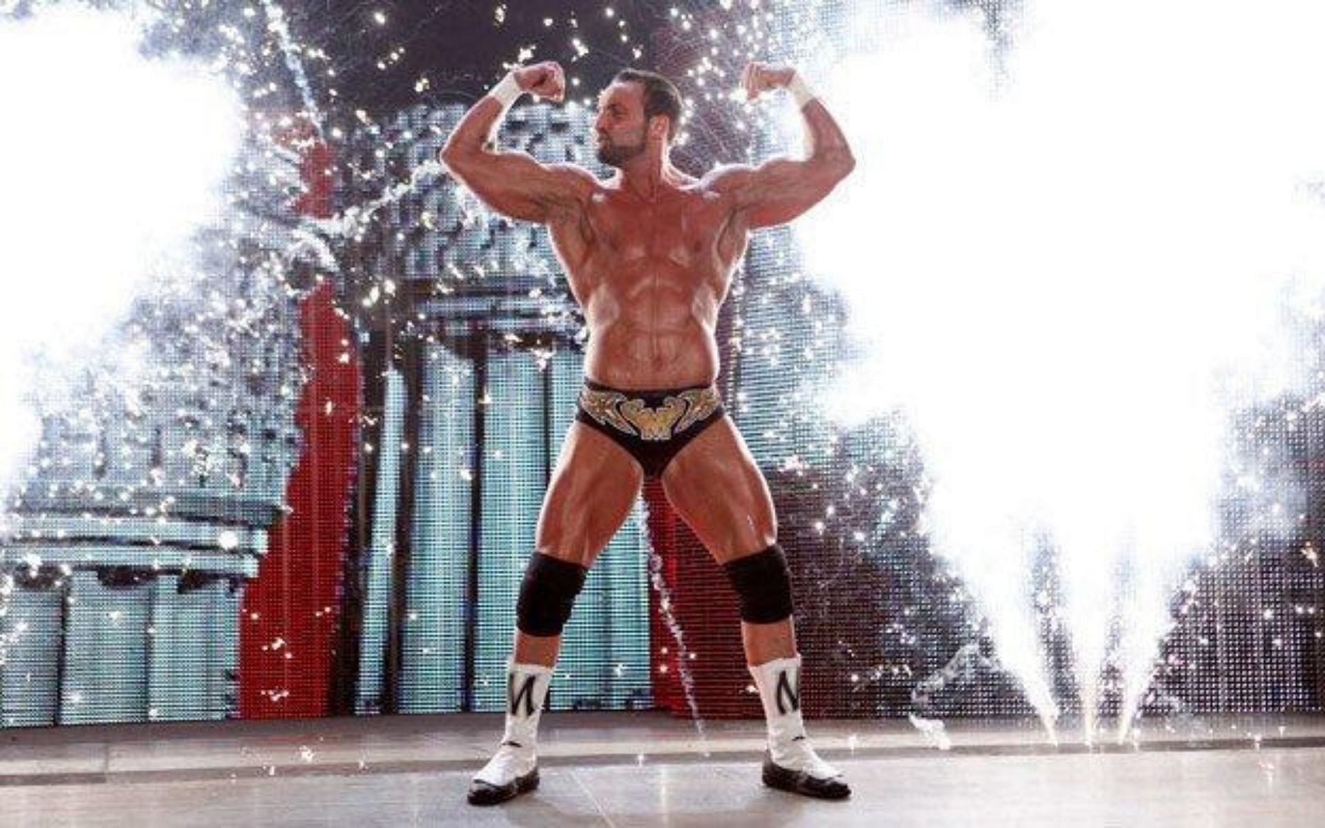 Chris Masters during his entrance on RAW