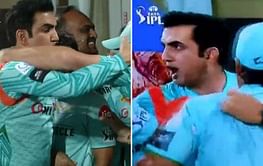 [Watch] Gautam Gambhir's angry celebration after LSG's thrilling 2-run victory over KKR goes viral