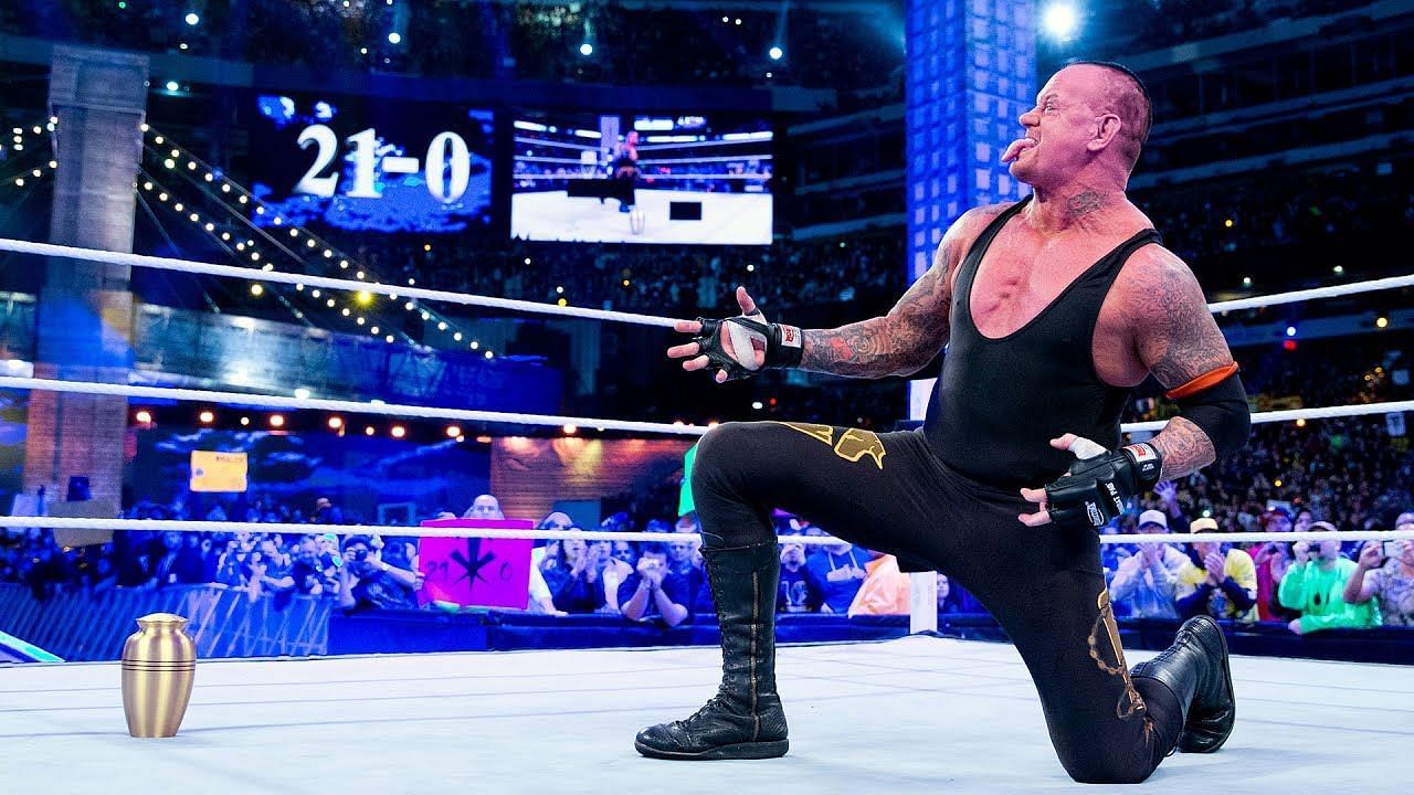 The Undertaker&#039;s last match was at WrestleMania 36