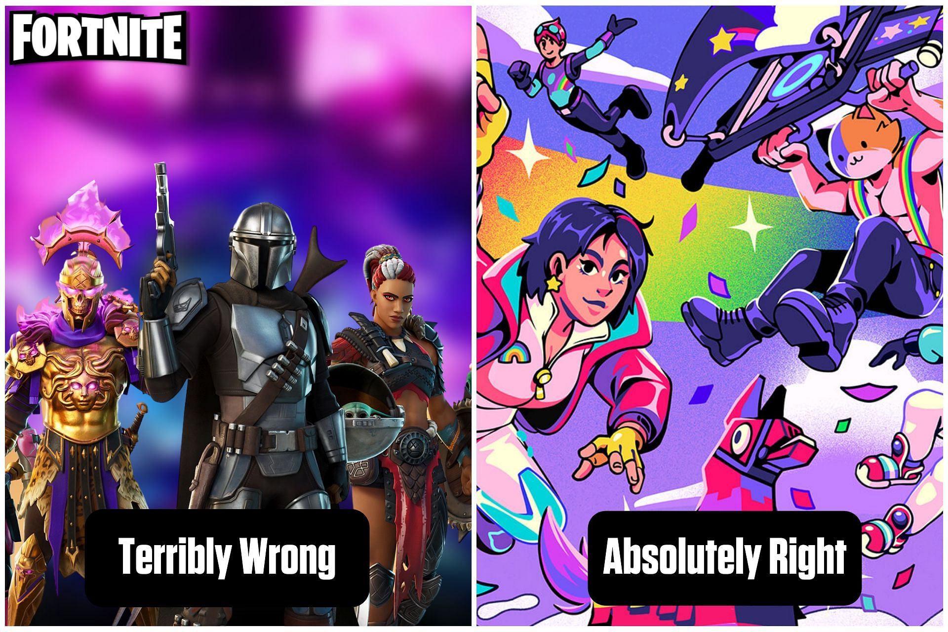 Fortnite got some things right and other things wrong. (Image via Sportskeeda)