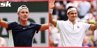 "Roger Federer has always been my idol growing up, to watch him play is so inspiring" - Holger Rune after advancing to French Open QF