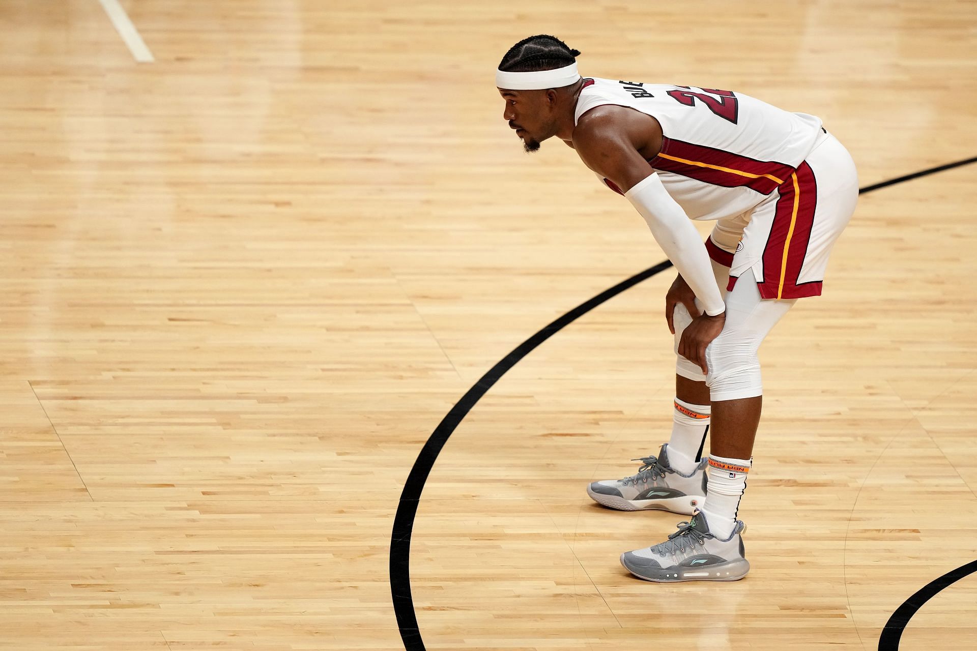Jimmy Butler of the Miami Heat in Game 7 of the 2022 Eastern Conference finals.