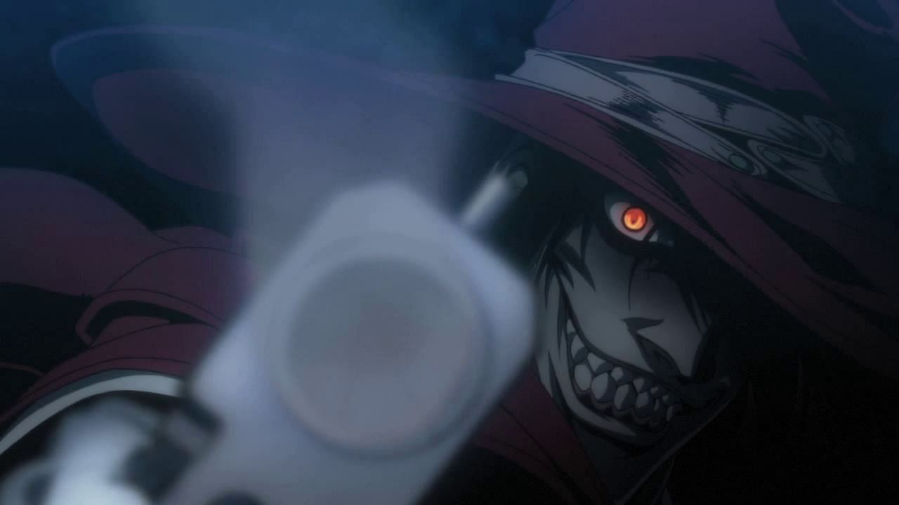 Alucard as seen in the Hellsing Ultimate anime (Image via Geneon)
