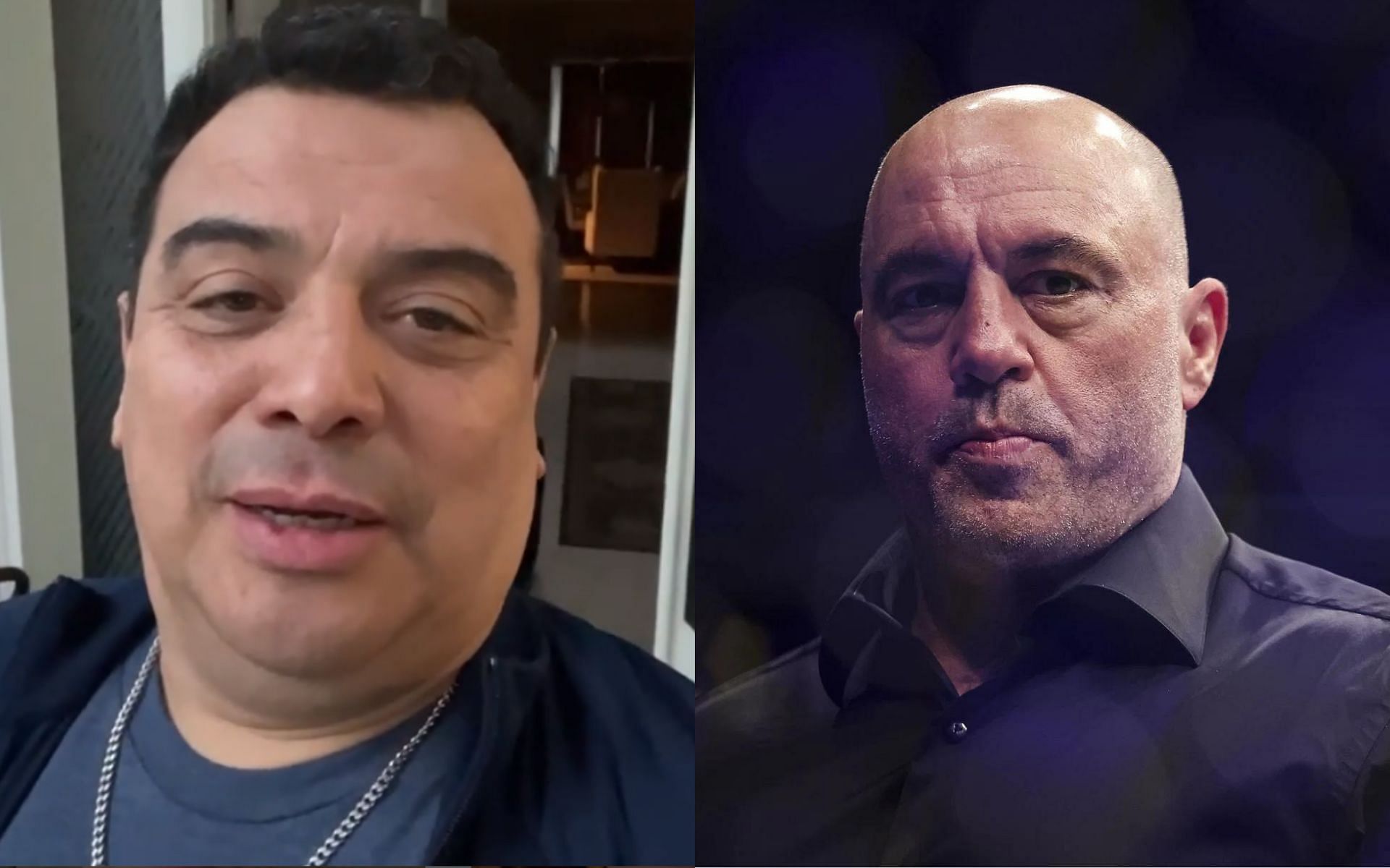 Carlos Mencia (left), Joe Rogan (Right) [Image courtesy of @carlosmencia on Instagram]