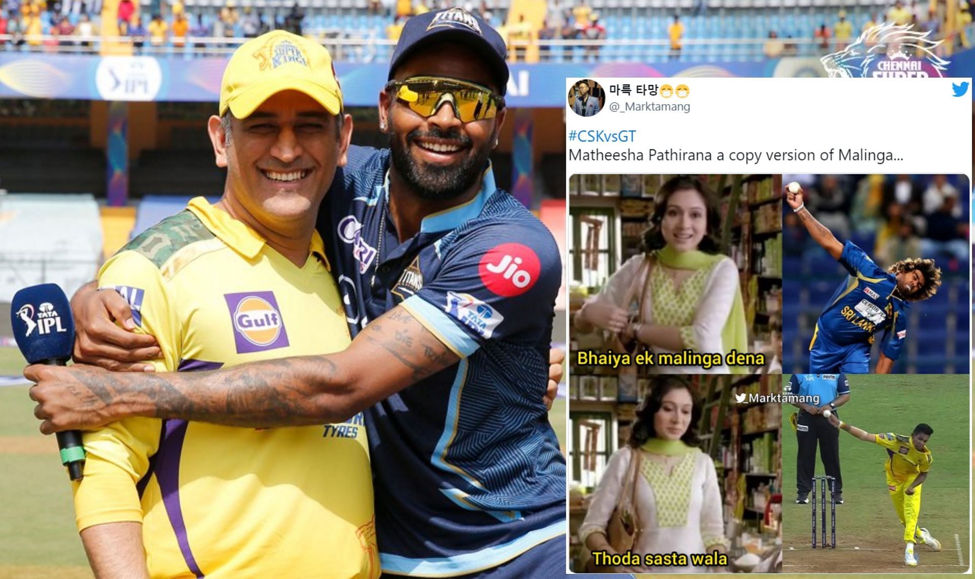 GT vs CSK memes, IPL 2022: Top 10 funny memes from today's match
