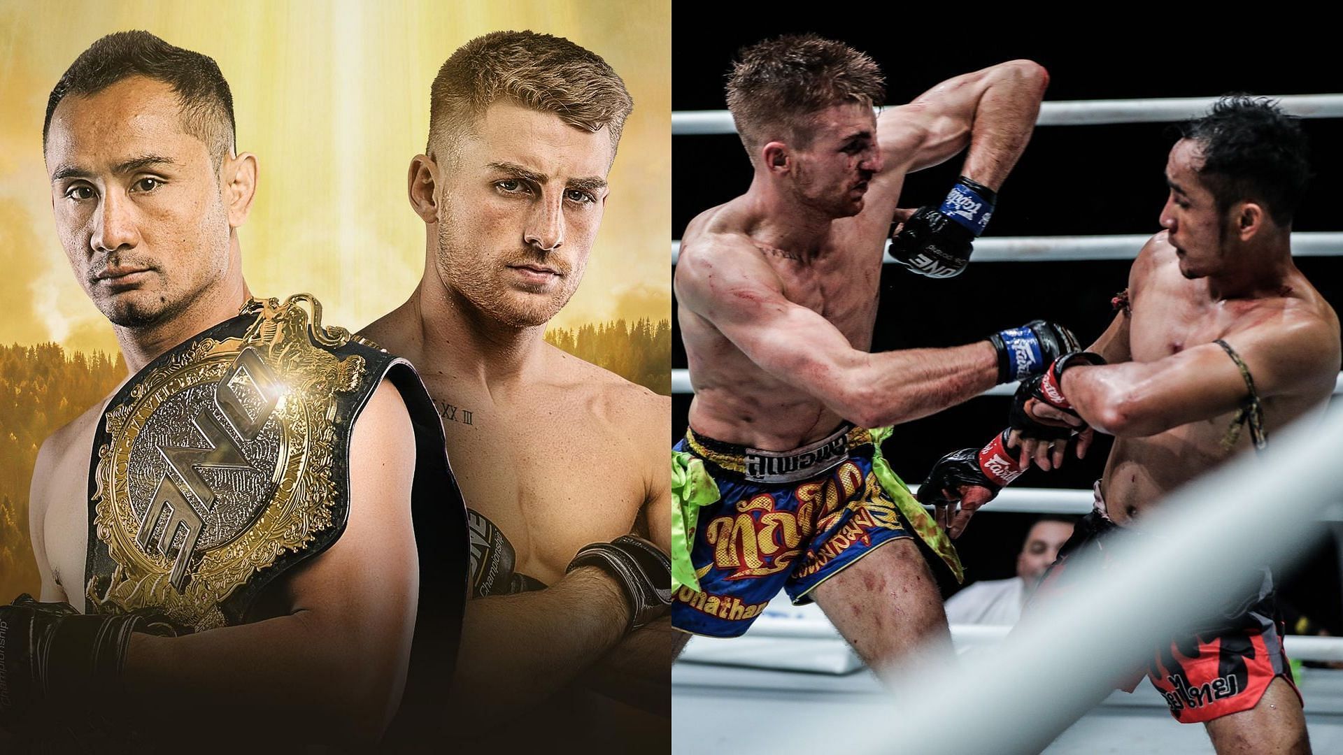[Photo Credits: ONE Championship] Jonathan Haggerty and Sam-A Gaiyanghadao