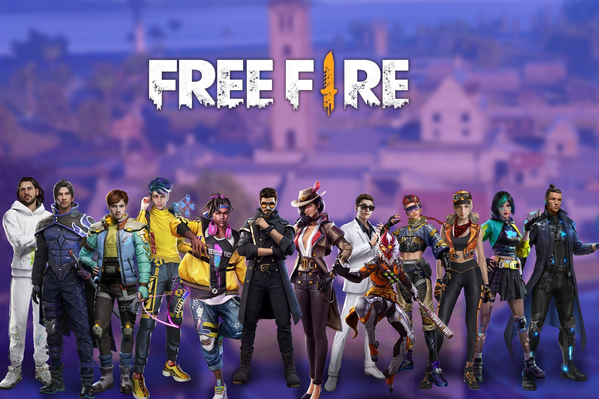 Characters whose skills have been tweaked in the Free Fire OB34 update (Image via Sportskeeda)