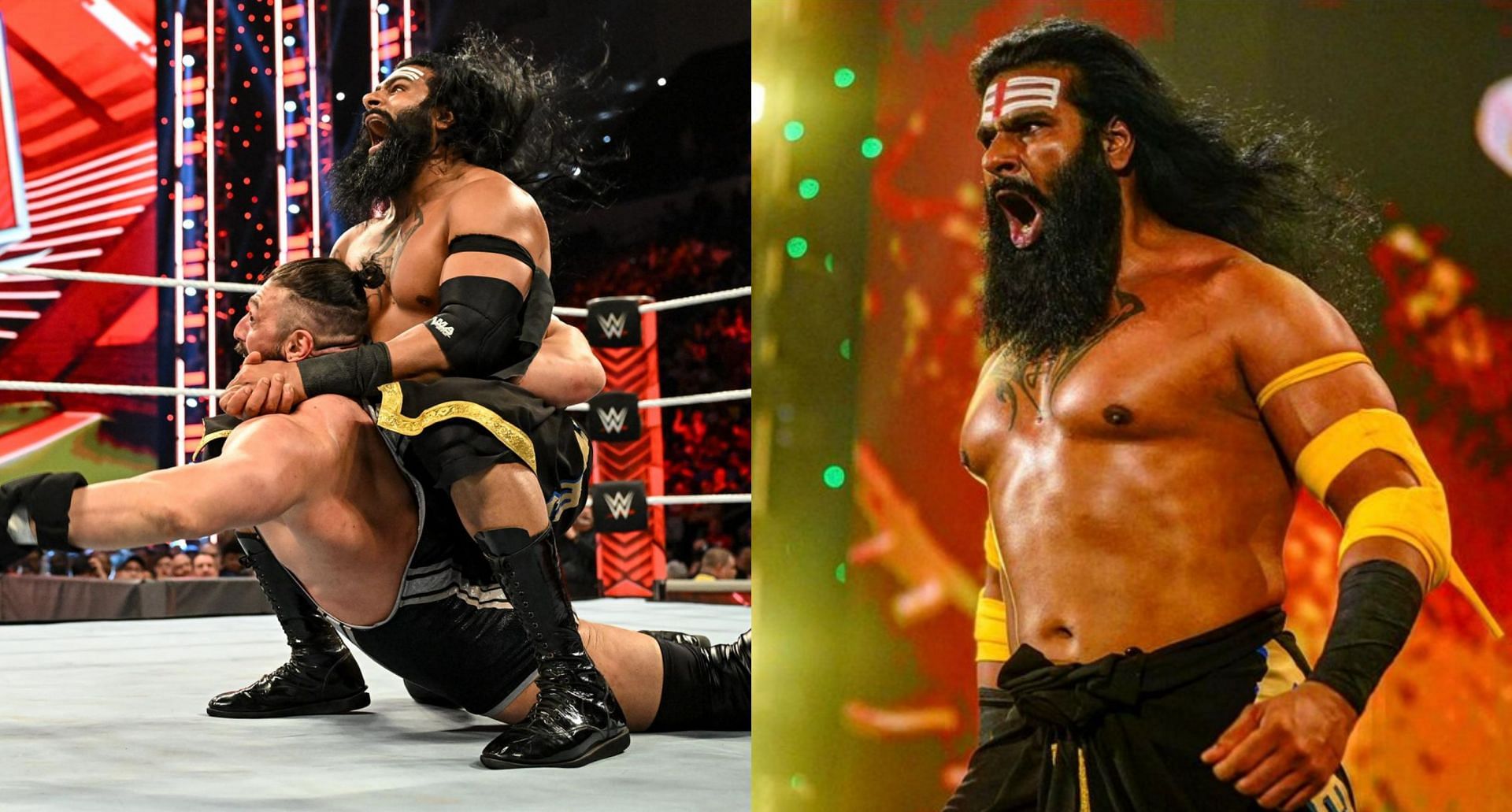 WWE Raw में वीर महान लगातार अपने प्रतिद्वंदी का बुरा हाल कर रहे हैं 