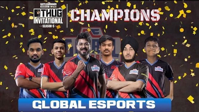 Global Esports wins BGMI Thug Invitational Season 5