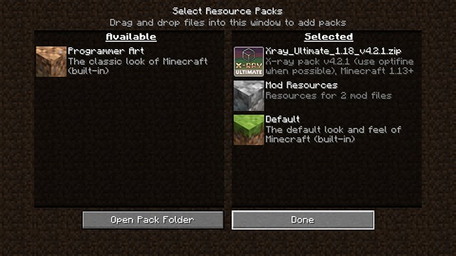 How to get X-ray in Minecraft Java Edition?