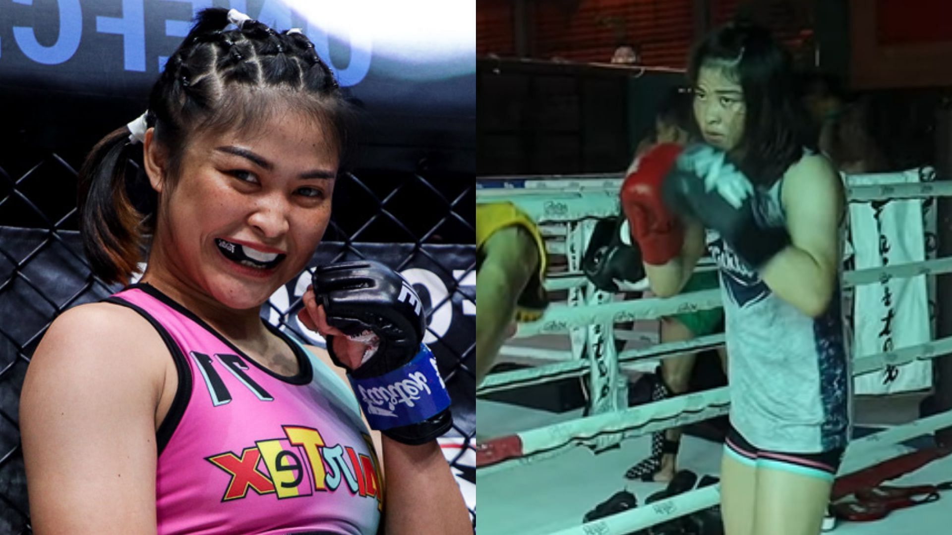 Stamp Fairtex [Photo Credits: ONE Championship and Fairtex Training Center&#039;s YouTube channel]