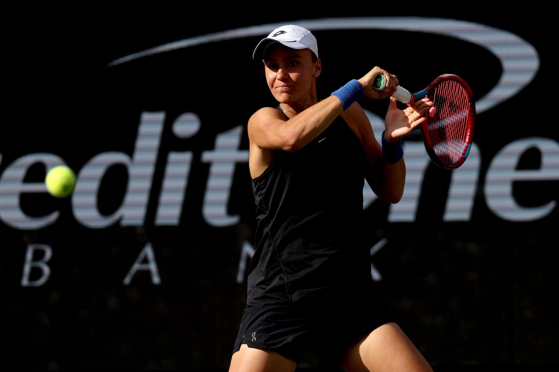 Anhelina Kalinina at the 2022 Credit One Charleston Open.