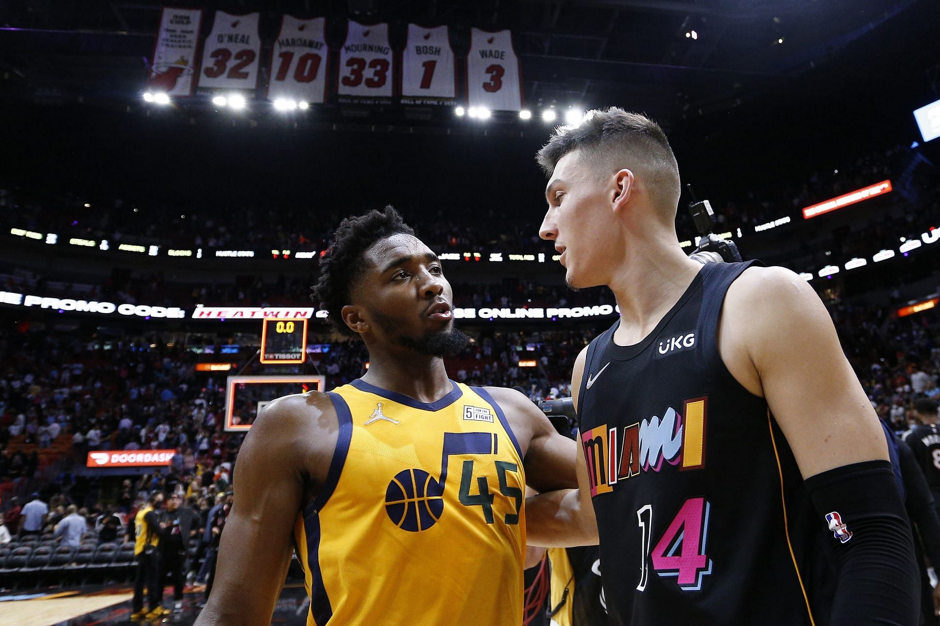 Donovan Mitchell and Tyler Herro could swap places over the summer. [Photo: Hoops Habit]