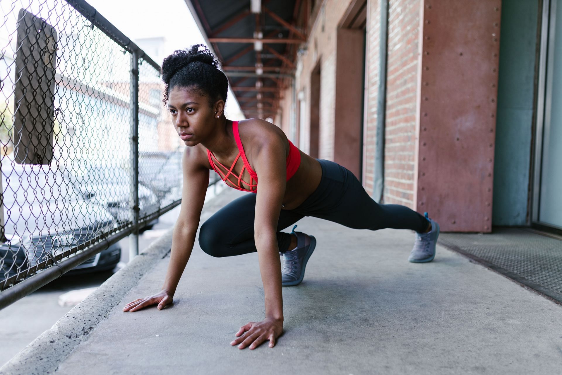 Bodyweight exercises can help you gain muscle and improve your overall fitness (Image via Pexels/Rodnae Productions)