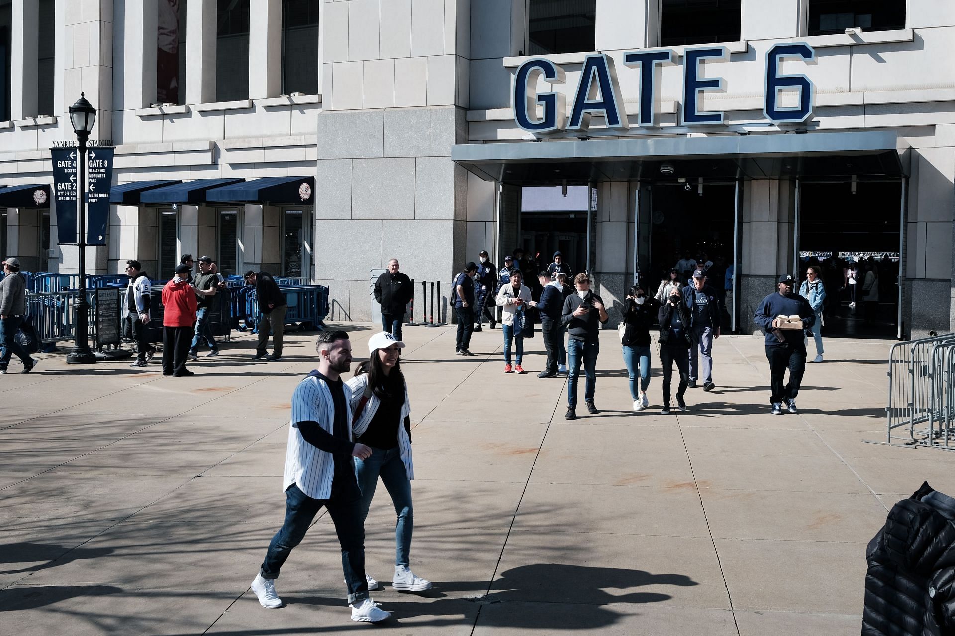 New Yankee Stadium Entrance Gate 6 & Team Store - Bronx, N…