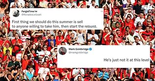 “Just not at this level” “So dead” – Manchester United fans slam 25-year-old after ‘shocking’ display during 4-0 loss to Brighton
