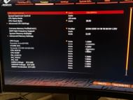 GIGABYTE overclocking settings (Image via u/Ryhizuke/Reddit)