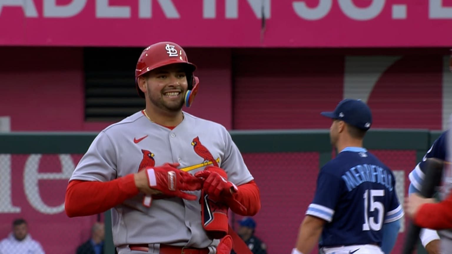Juan Yepez became the first Cardinals player ever to have two doubles in their MLB debut.