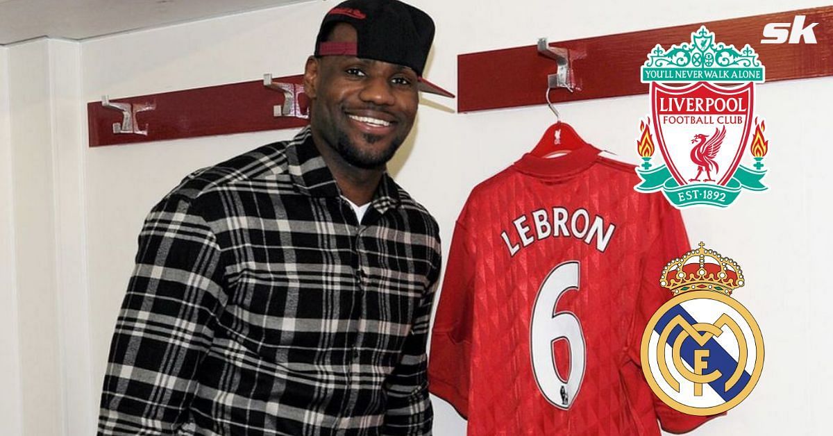 LeBron James is in the house at the Champions League final in Paris 👑